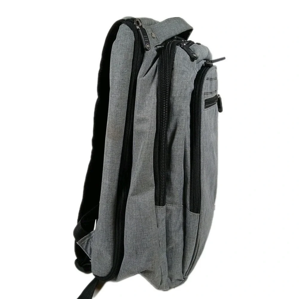 Travis Mathew The Go Laptop Backpack Gray Fleece Lined 12.5